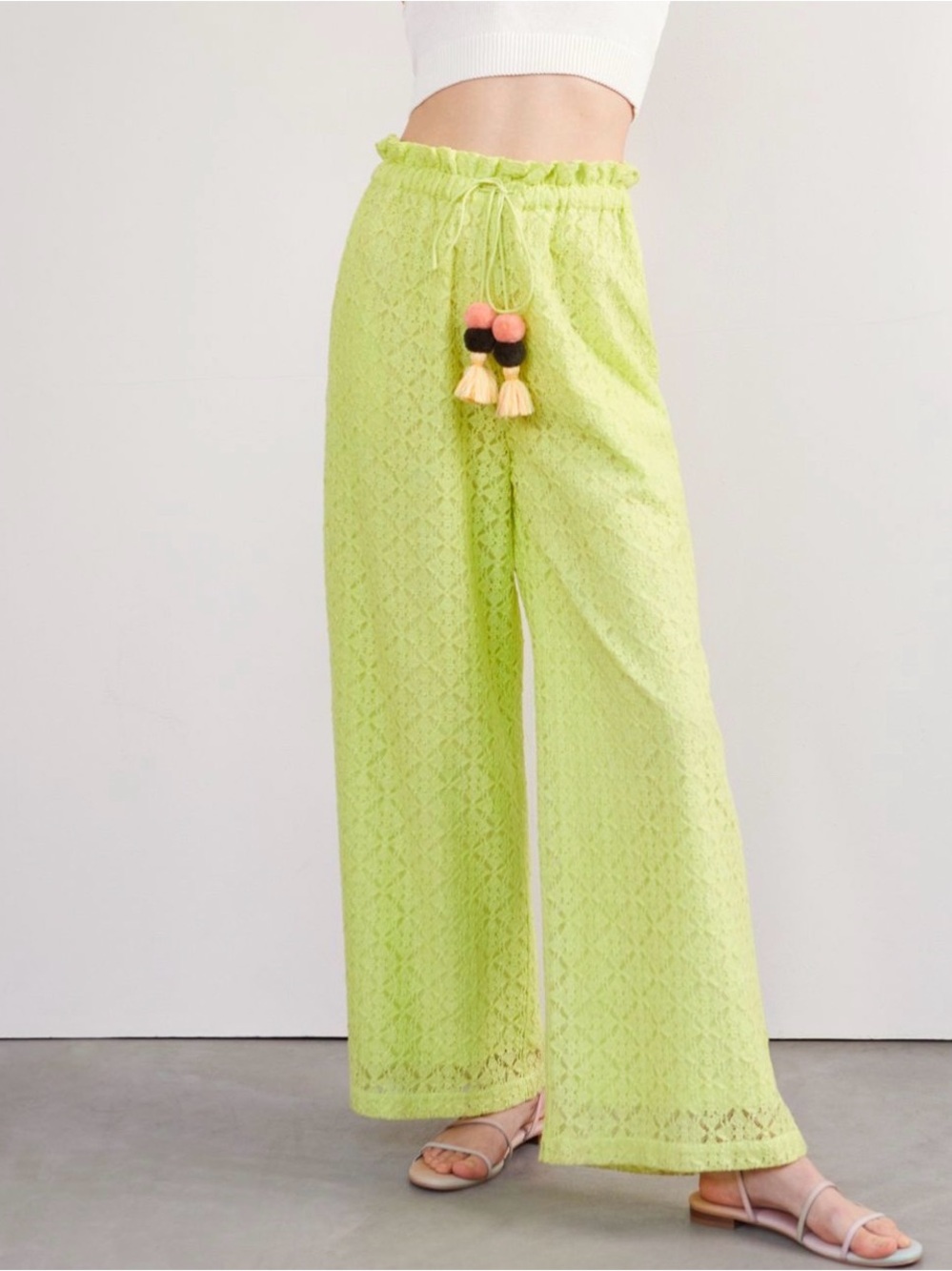 Anthropologie Lucy Pant with Tassels NWT